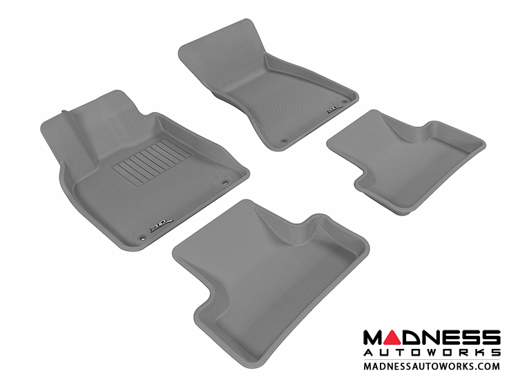 Audi Q5 Floor Mats (Set of 4) - Gray by 3D MAXpider (2009-2015)